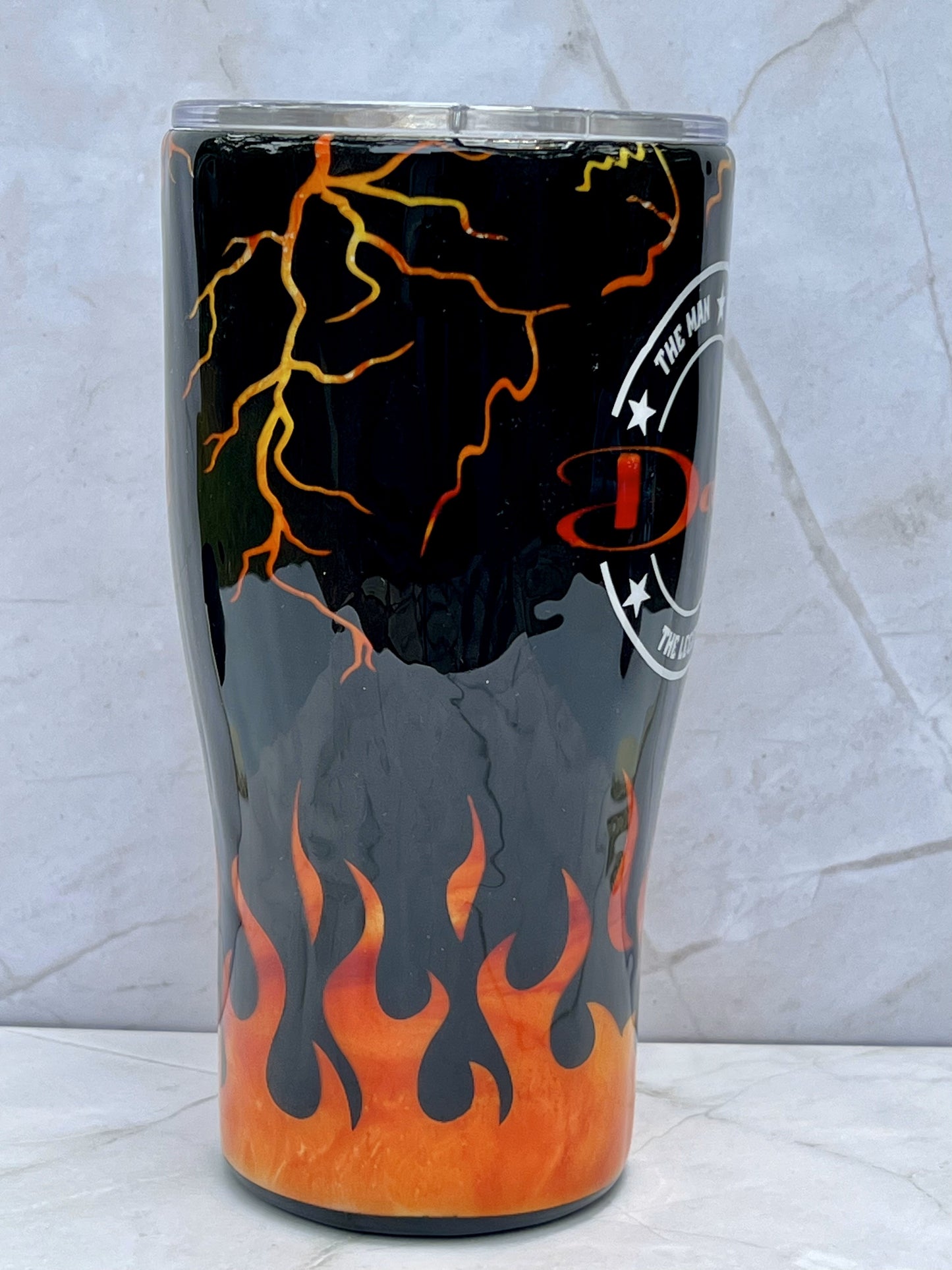 The Man. The Myth. The Legend." Dad Tumbler – 30oz Modern Curve