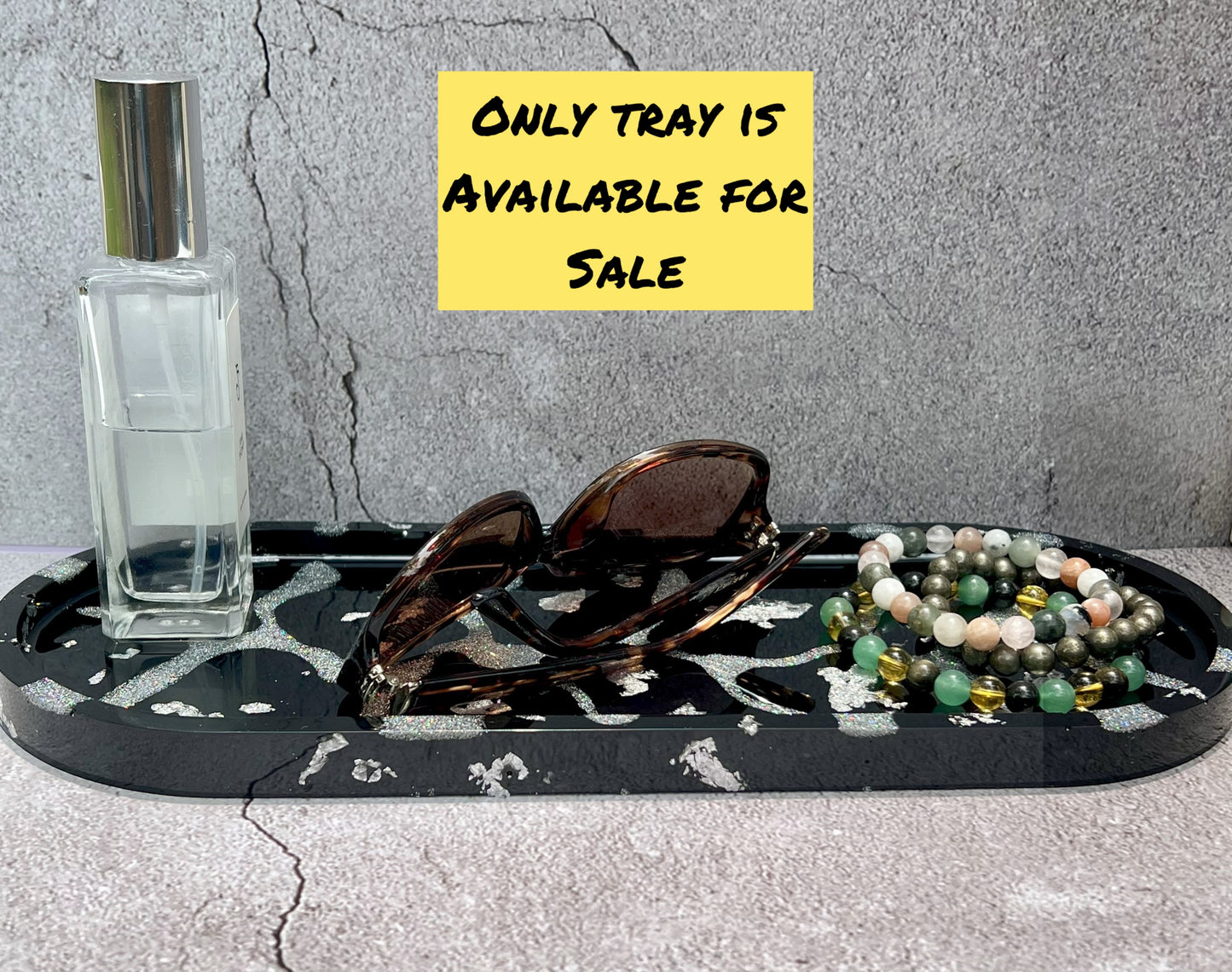 Black and Silver Trinket Tray