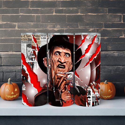 Freddy Krueger - 20oz Skinny Tumbler