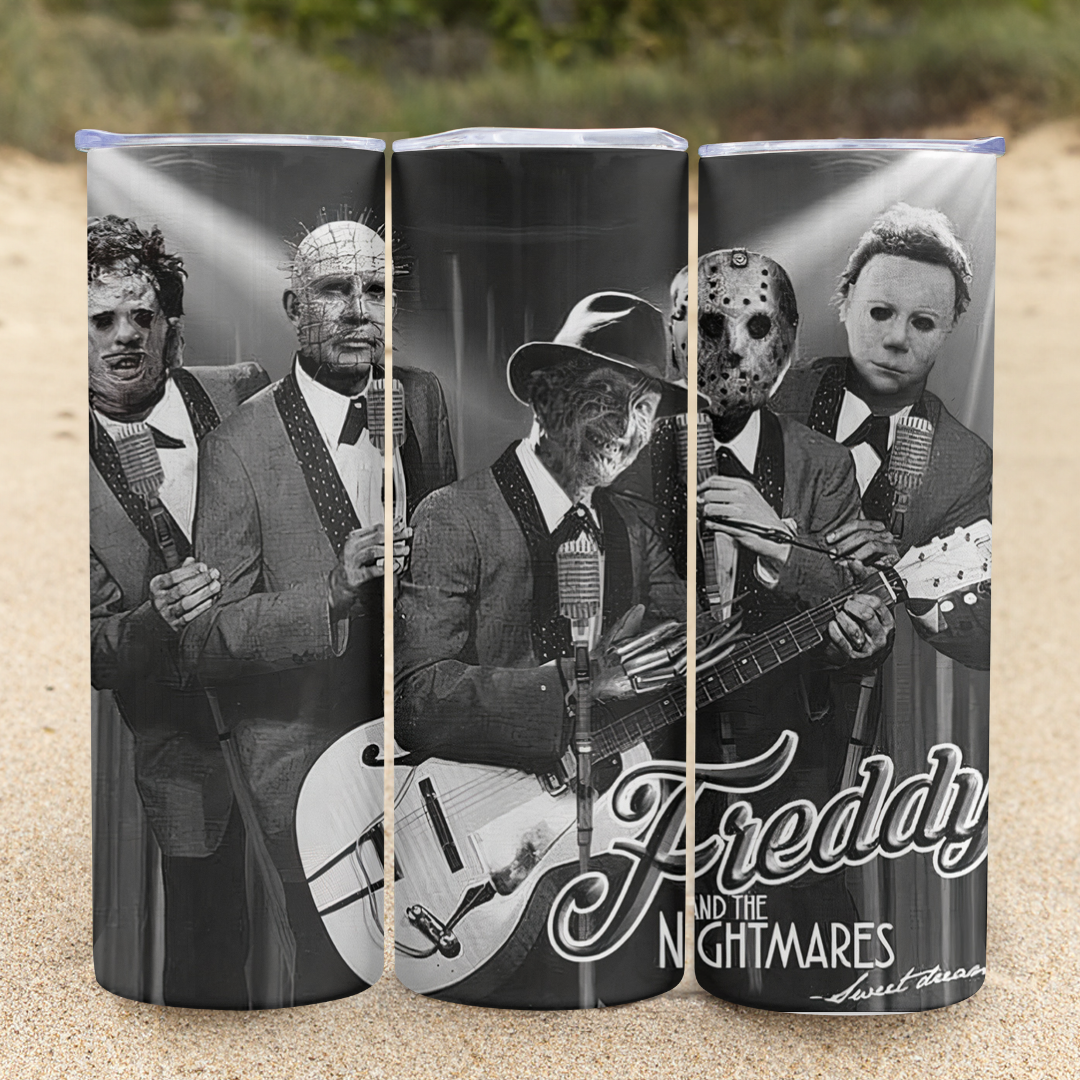 Freddy and the Nightmares - 20oz Skinny Tumbler