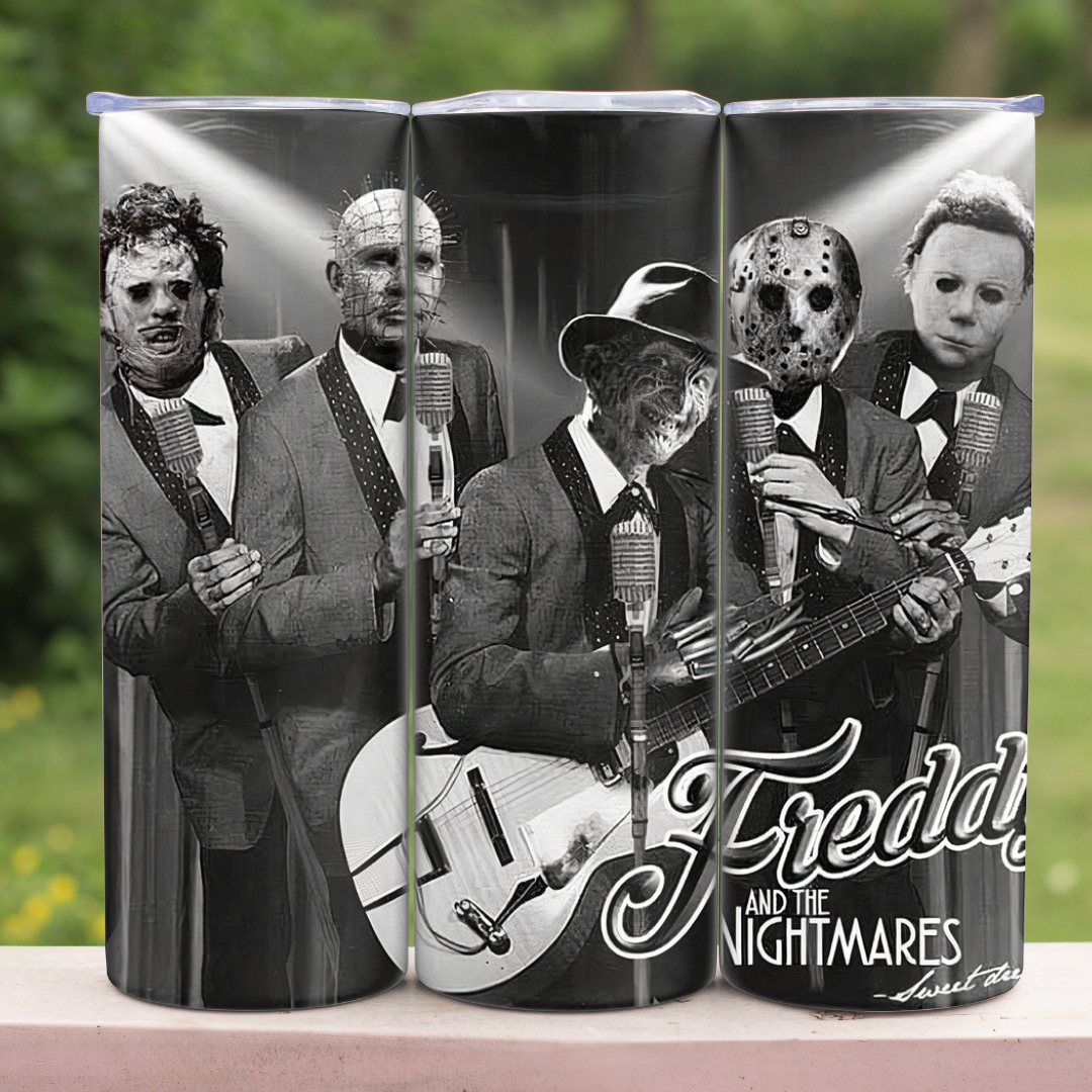 Freddy and the Nightmares - 20oz Skinny Tumbler