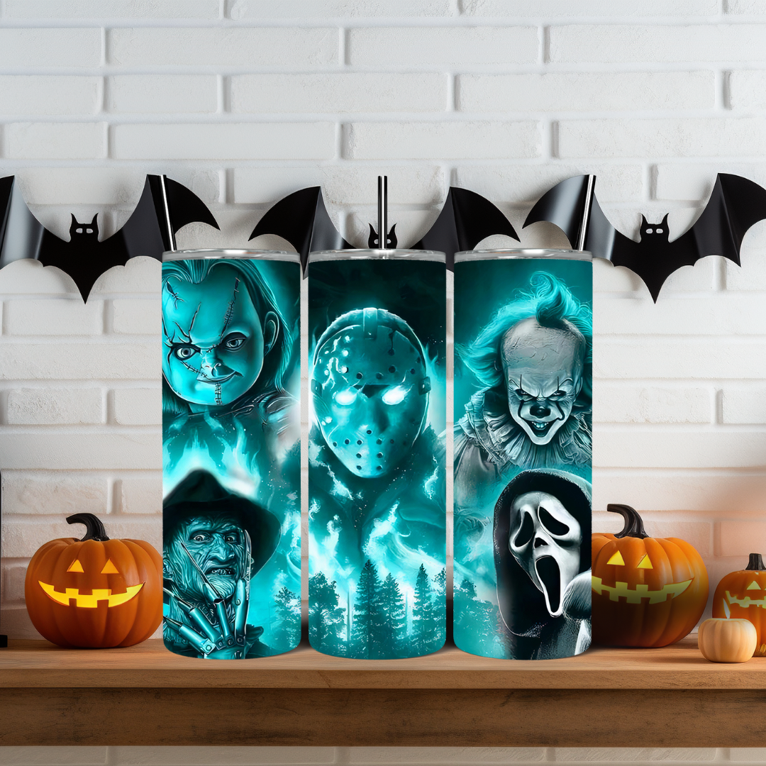 Horror Villains - 20oz Skinny Tumbler