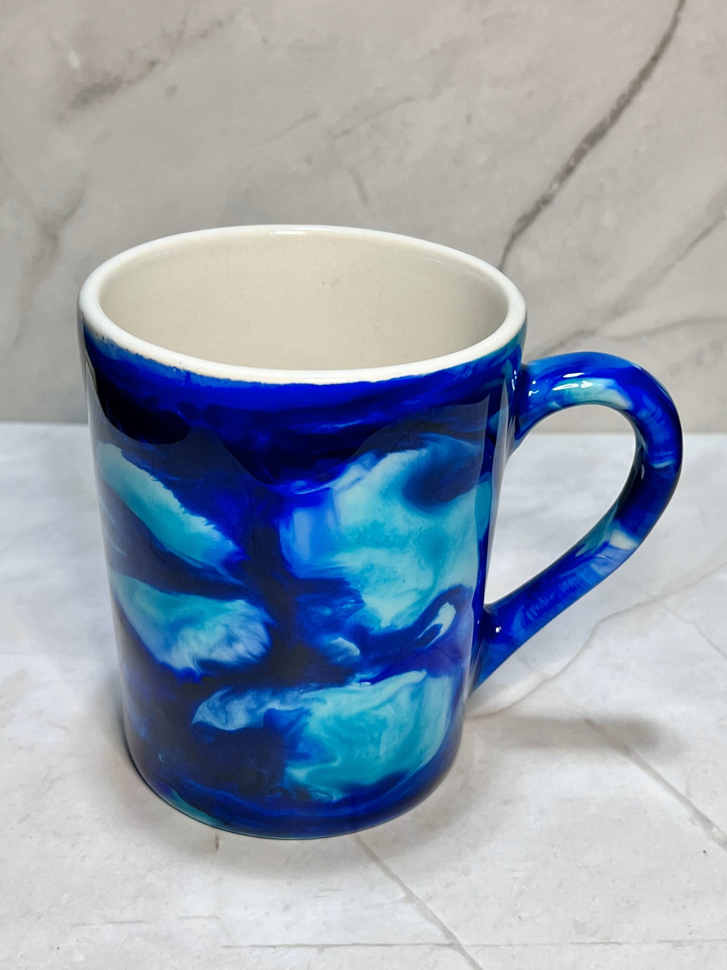 Custom Handmade Alcohol Ink Mug - 11oz Ceramic Mug