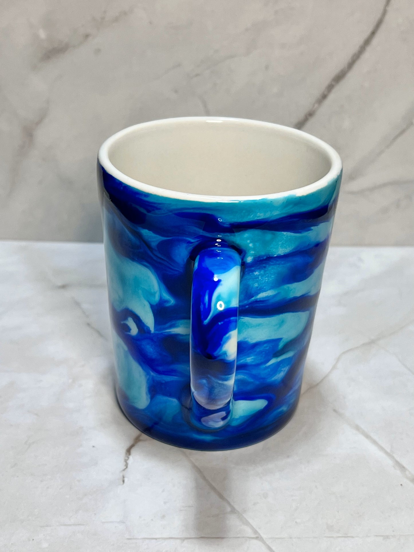 Custom Handmade Alcohol Ink Mug - 11oz Ceramic Mug