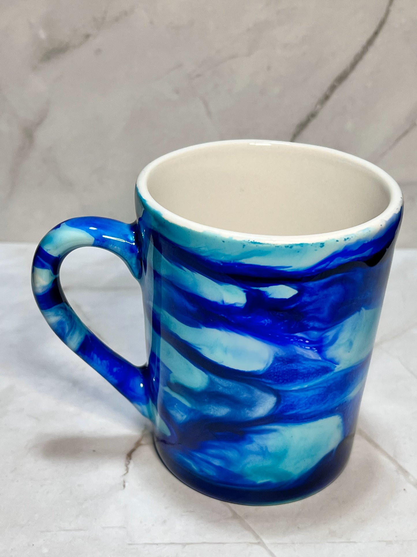 Custom Handmade Alcohol Ink Mug - 11oz Ceramic Mug