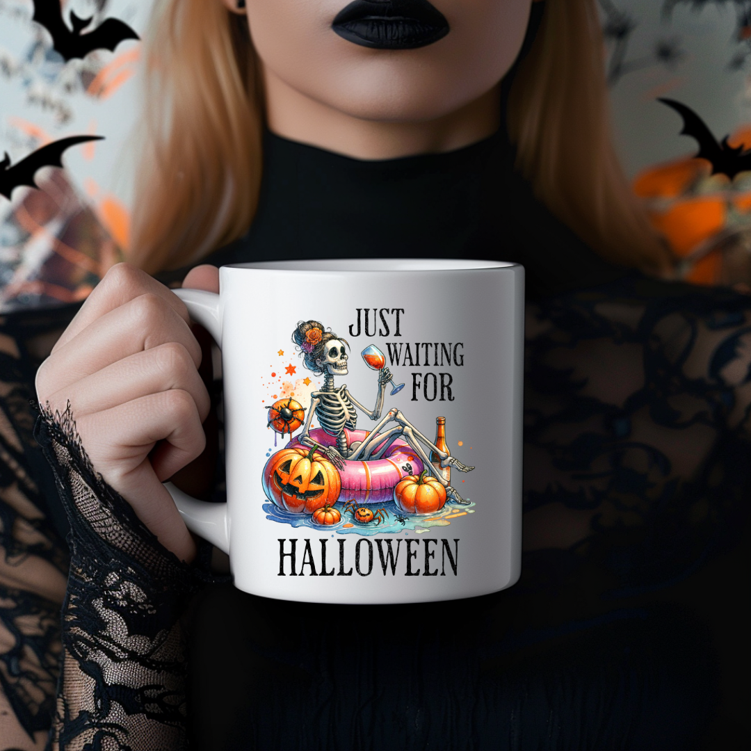 Just Waiting For Halloween - 15oz Ceramic Mug