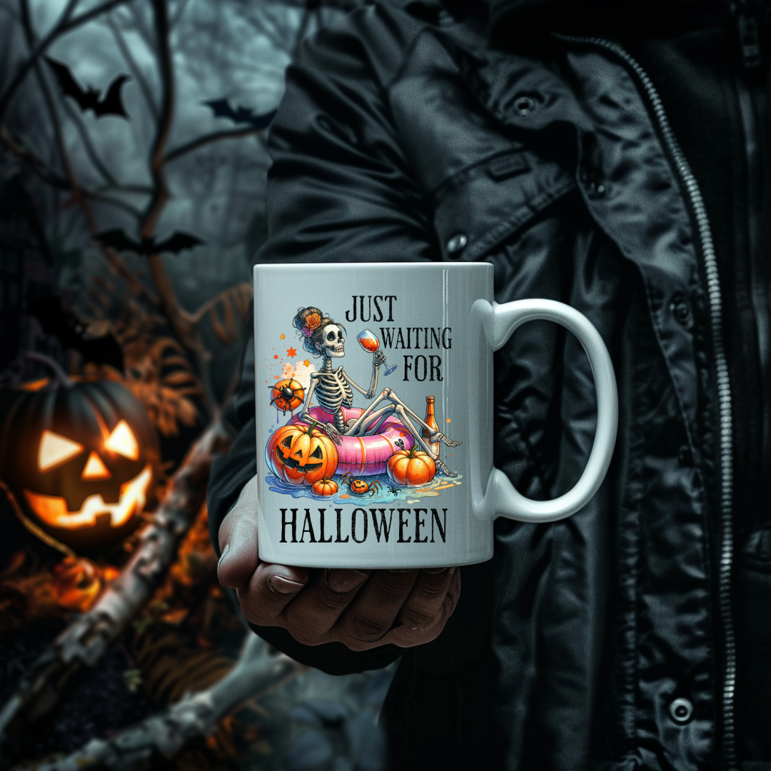 Just Waiting For Halloween - 15oz Ceramic Mug