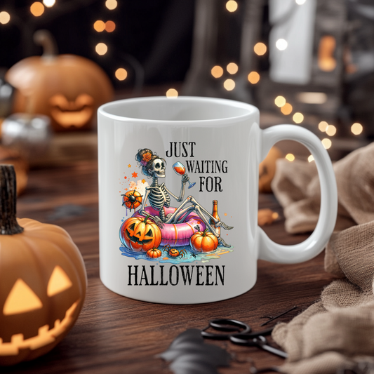 Just Waiting For Halloween - 15oz Ceramic Mug