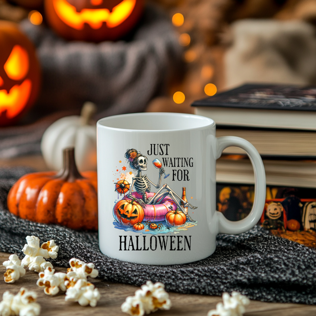 Just Waiting For Halloween - 15oz Ceramic Mug