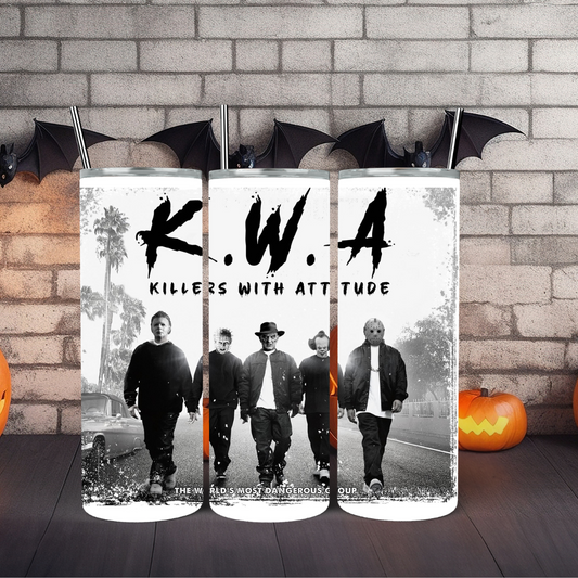 Killers With Attitudes - 20oz Skinny Tumbler