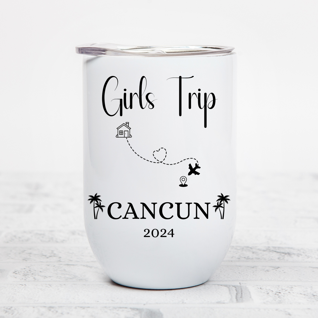 Girls Trip - 12oz Wine Tumbler