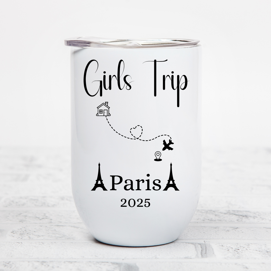 Girls Trip - 12oz Wine Tumbler