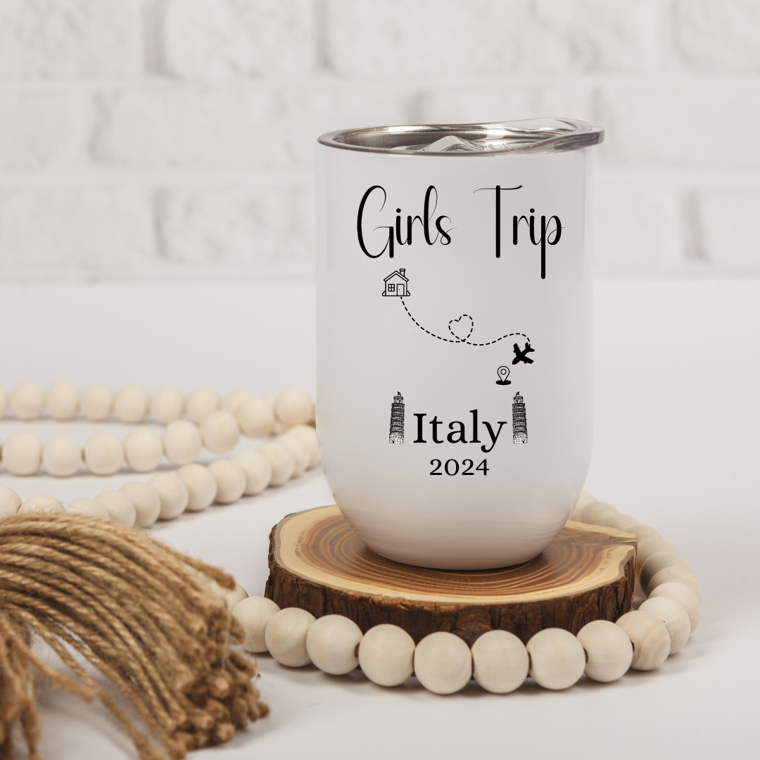 Girls Trip - 12oz Wine Tumbler