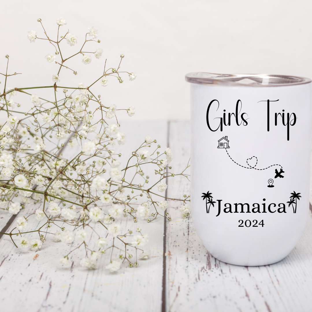 Girls Trip - 12oz Wine Tumbler