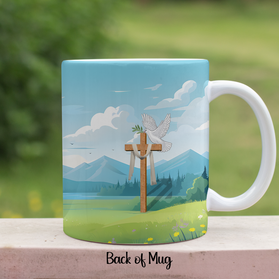 The Lord's Prayer (Matthew 6: 9-13) Mug - 15oz Ceramic Mug