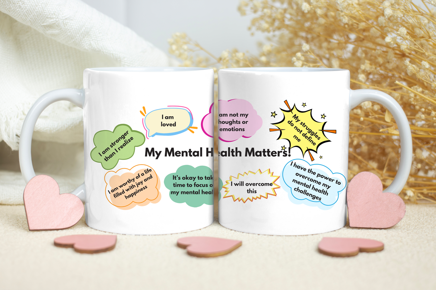 My Mental Health Matters - 15oz Ceramic Coffee Mug