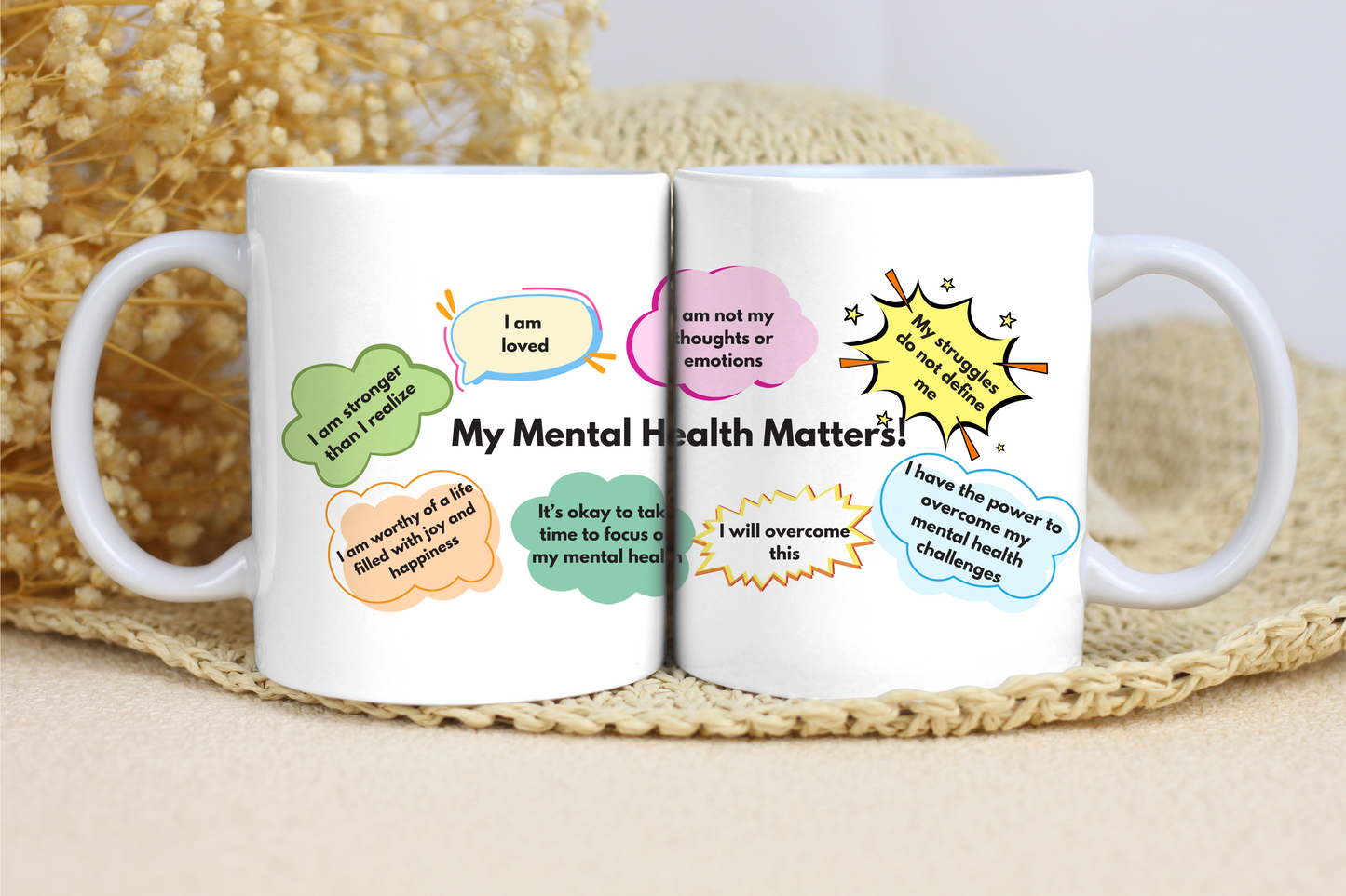 My Mental Health Matters - 15oz Ceramic Coffee Mug