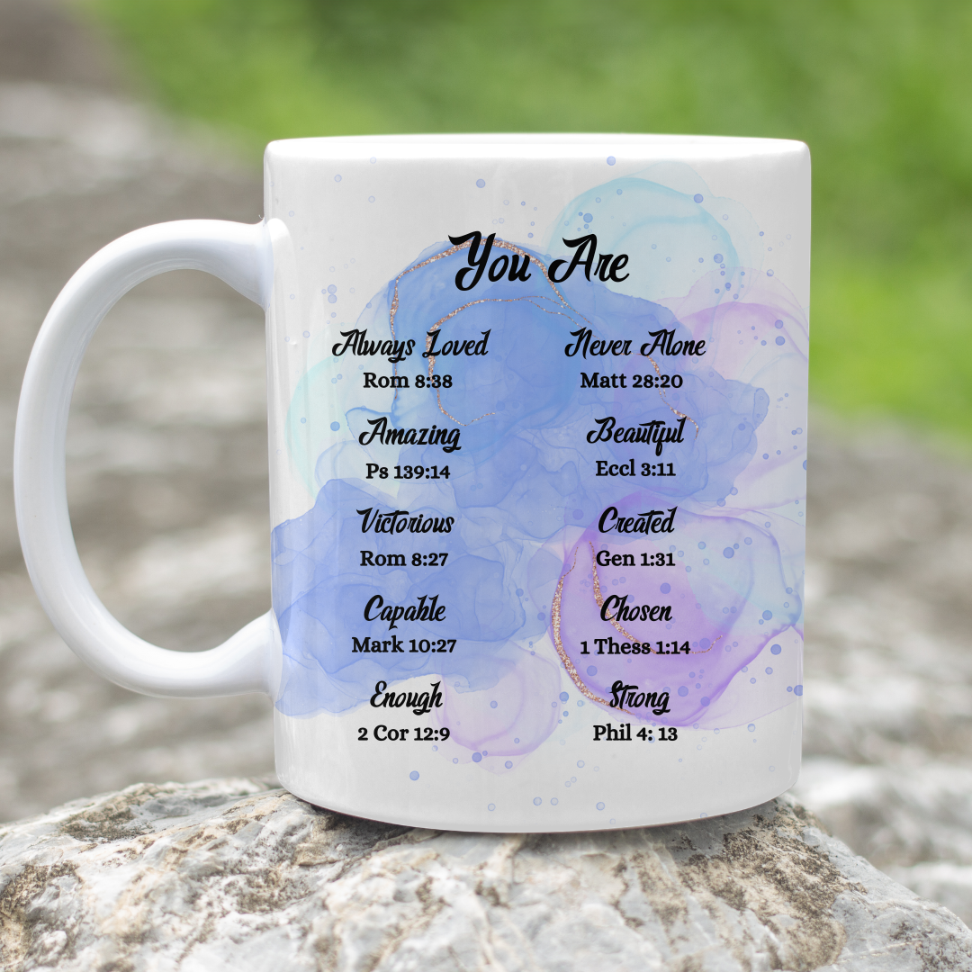 Bible Verses Mug - 15oz Ceramic Mug (Personalization Available)