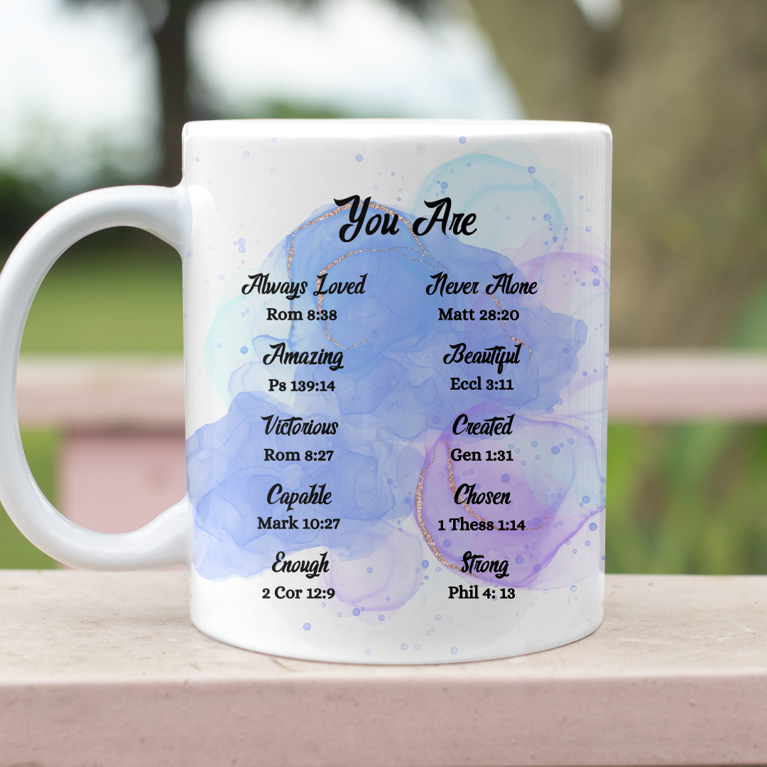 Bible Verses Mug - 15oz Ceramic Mug (Personalization Available)